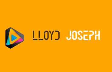 Lloyd Joseph logo on orange background