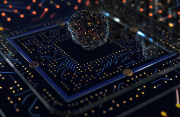 AI circuit board concept